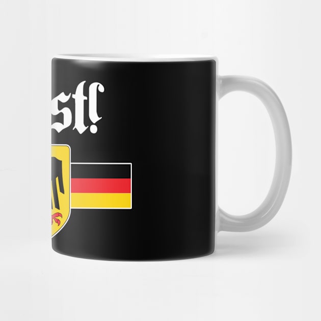 Prost! German Flag Coat of Arms Eagle by andzoo